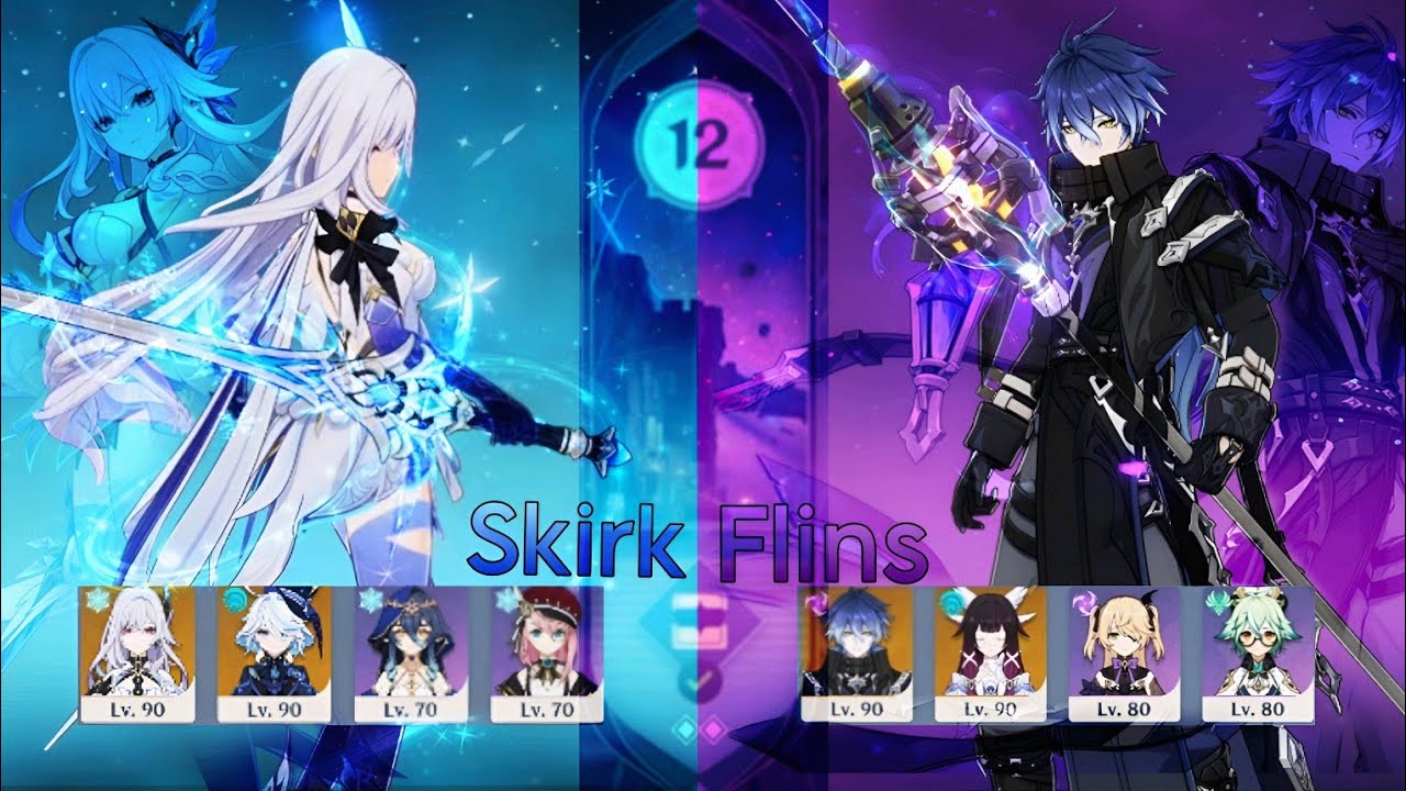 New spiral abyss 6.3! | Skirk and Flins | genshin impact