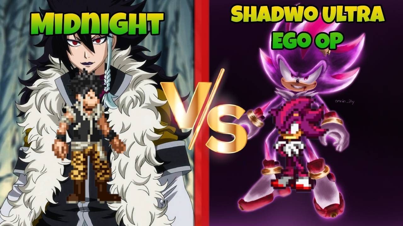 Jump Force MUGEN Midnight vs Shadwo Ultra Ego OP