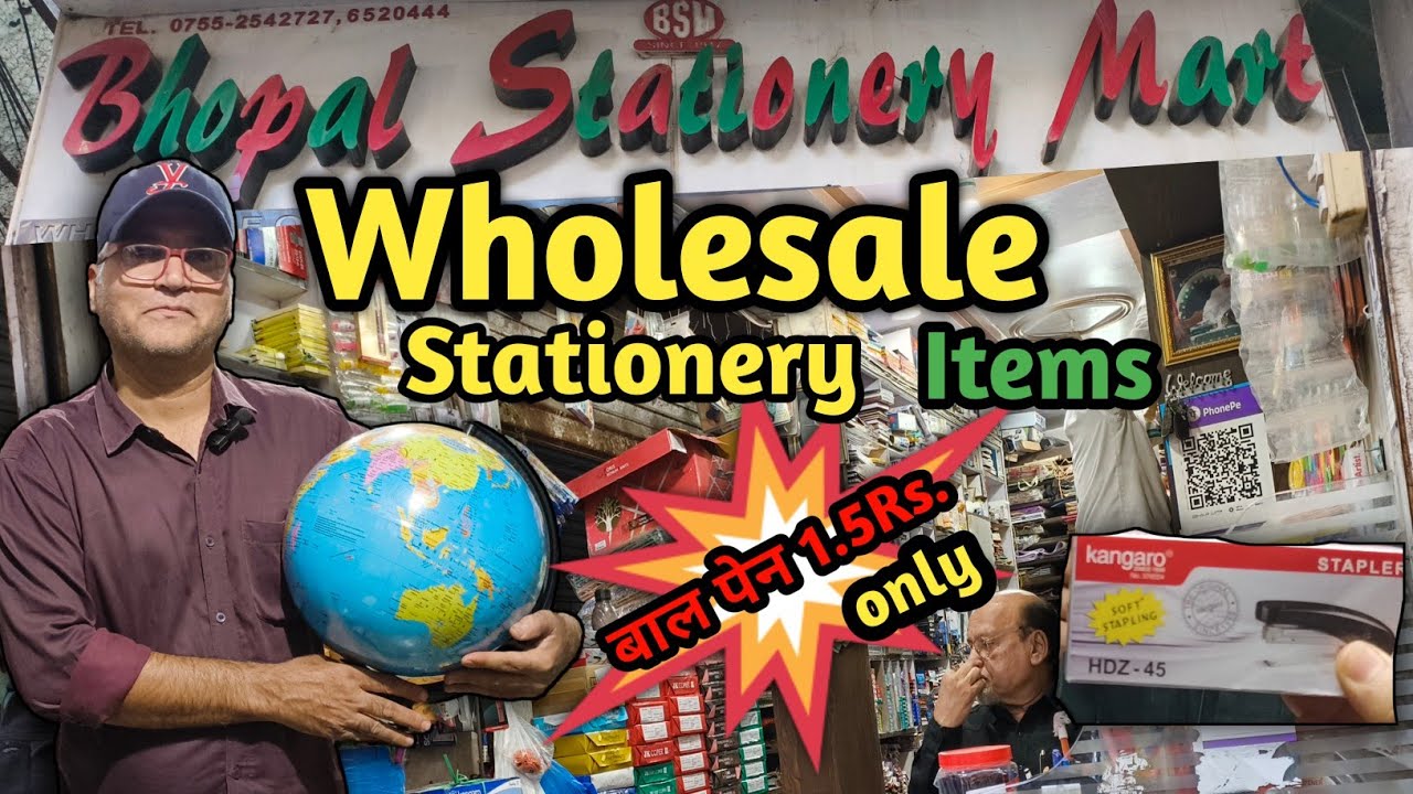 The Hidden World of Bhopal's ll Wholesale Stationery Market