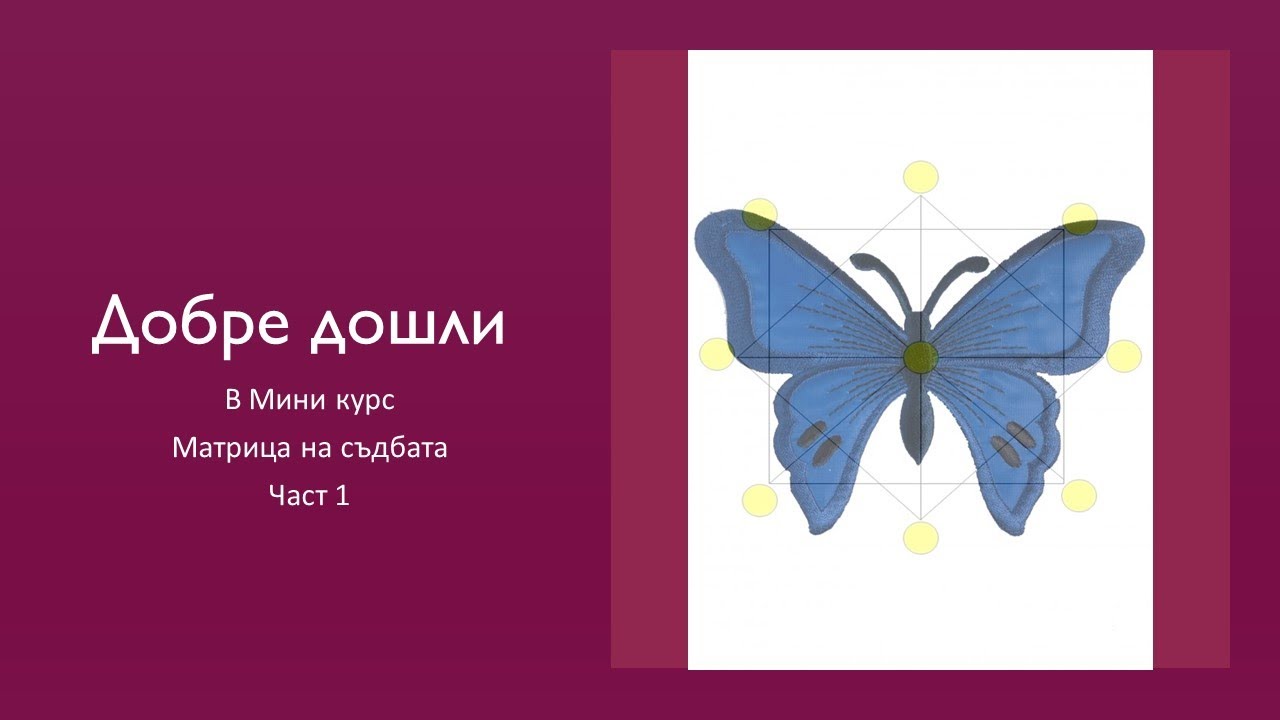 Уебинар Запознай се със съдбата си - част 1