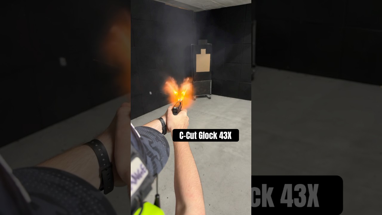 C-Cut Glock 43X deletes recoil