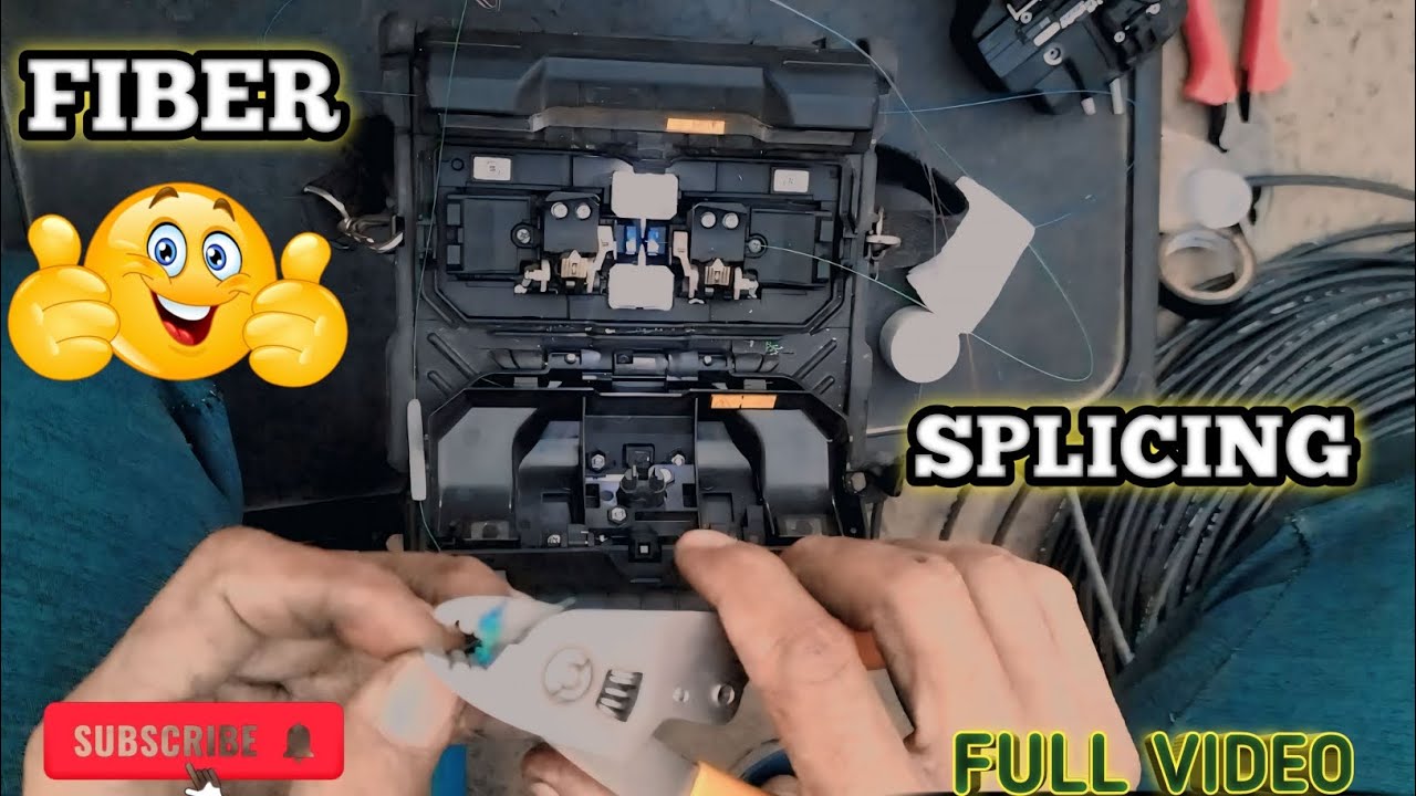 Fujikura 33s Fiber Fusion Splicing Demo VideoSPI Engineer#opticalfiber #splicing #fiber #electric
