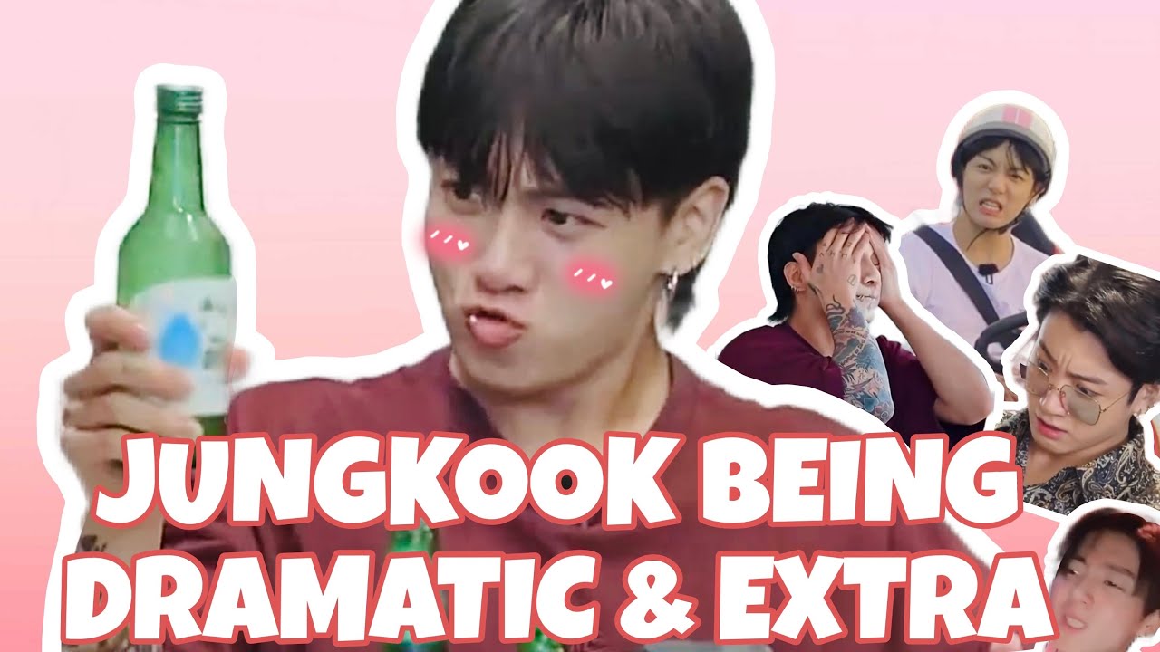 jeon jungkook being dramatic and extra, as always 💅