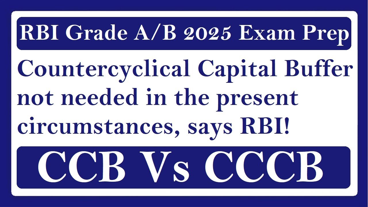 Important Concepts: Capital Conservation Buffer and Counter-Cyclical  Capital Buffer