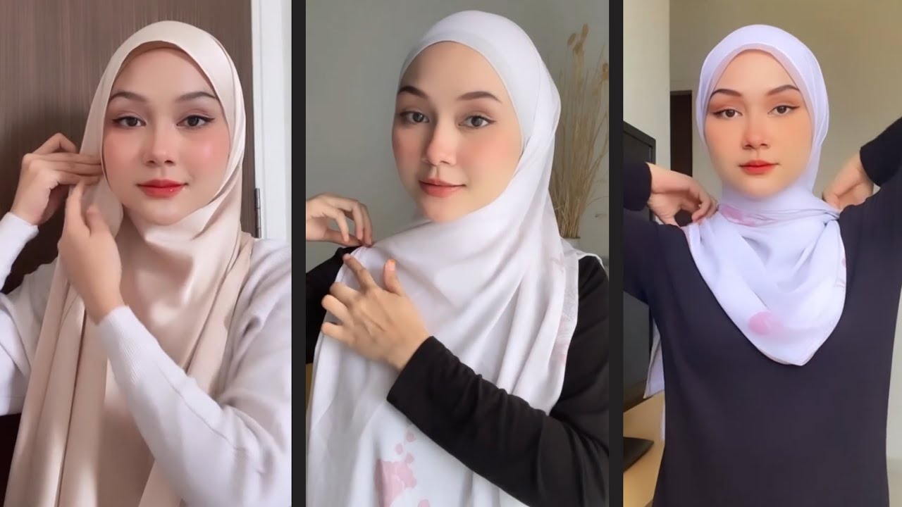 4 GAYA CANTIK – CARA SIMPLE PAKAI TUDUNG SHAWL MUDAH, CEPAT, KEMAS DAN BERGAYA – QotrunNada