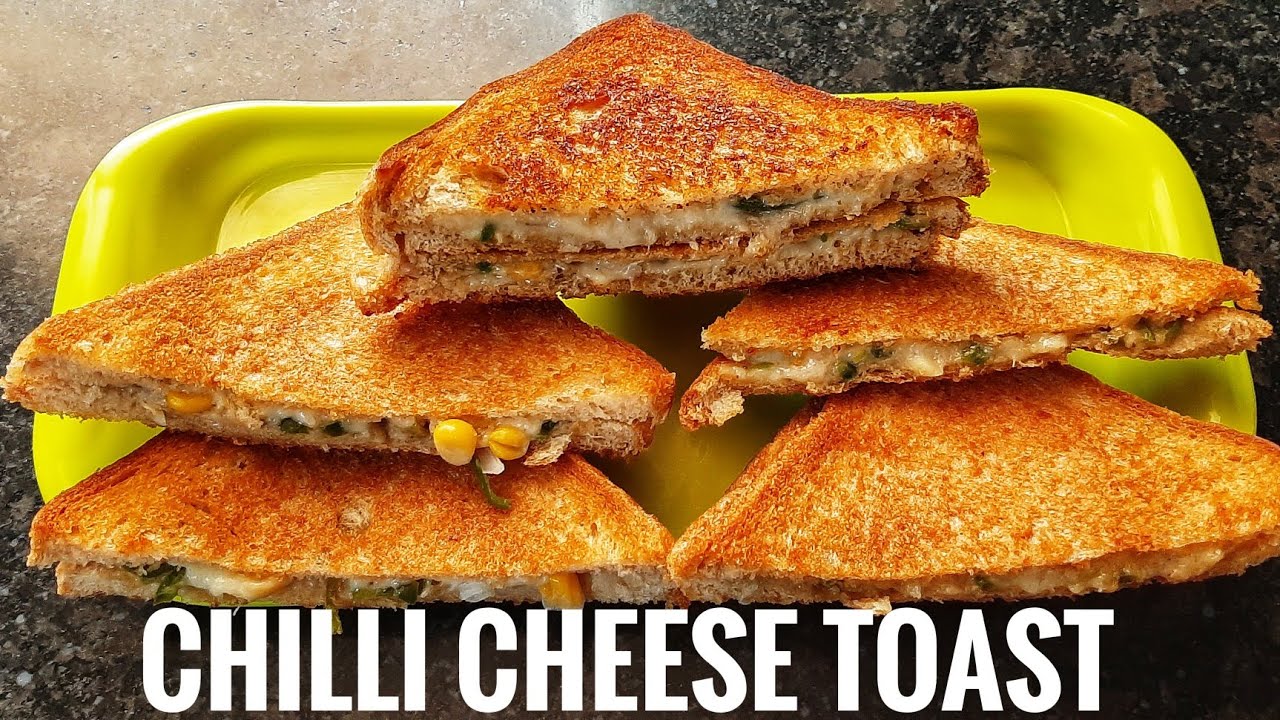 Chilli Cheese Toast Recipe | Chilli cheese toast without oven | Snack recipes | Toast recipe