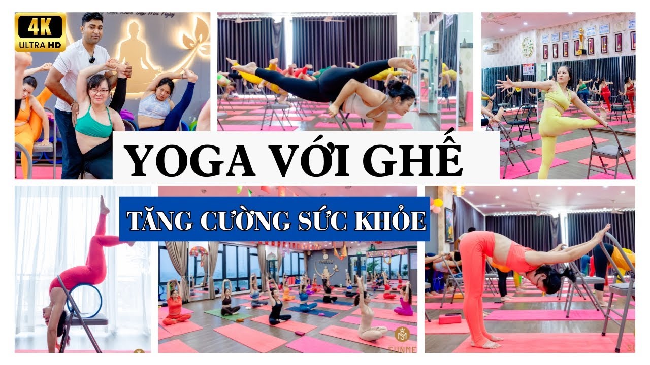 Yoga với ghế tăng cường sức khỏe,mang lại sự thư giãn cho cơ thể I Master Ankit Arya