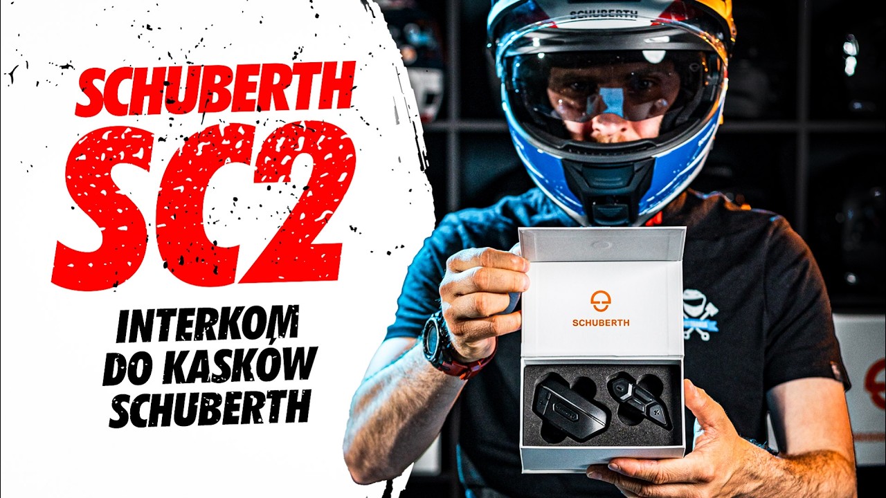Zamontujesz go w 30 sekund! Interkom SCHUBERTH SC2