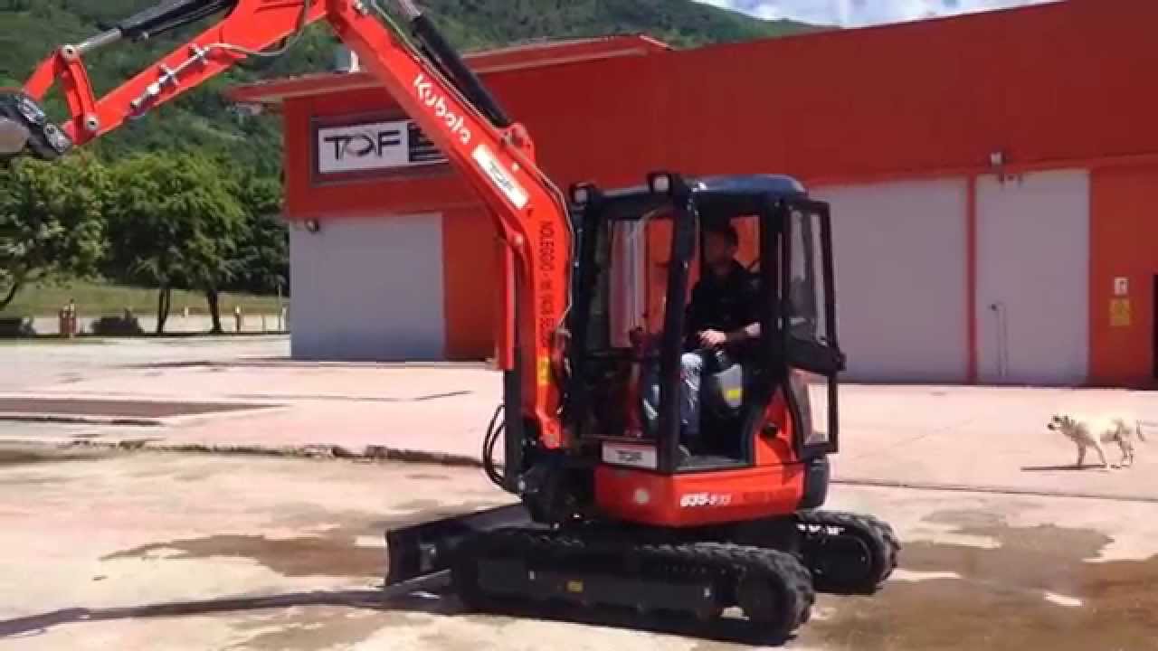 MINIESCAVATORE KUBOTA U35-3 disponibile per il noleggio - Taf Machinery srl