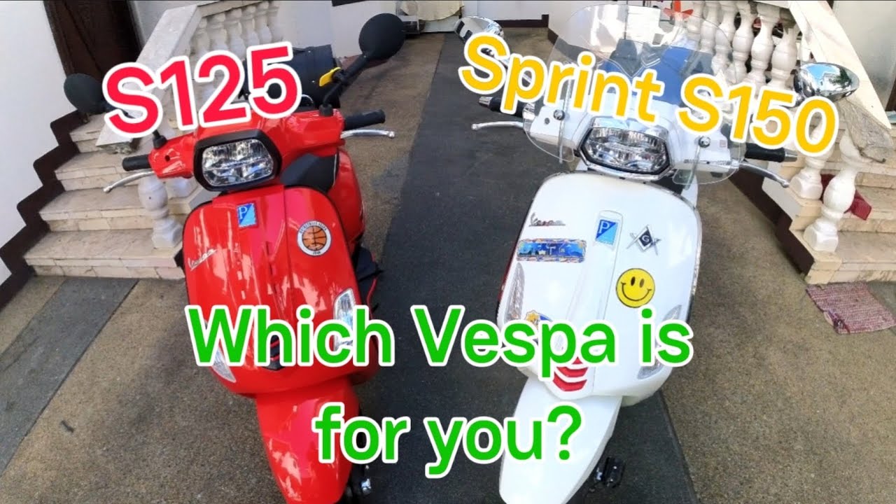 Vespa Comparison: S125 vs Sprint S150. Alin ang para sayo?