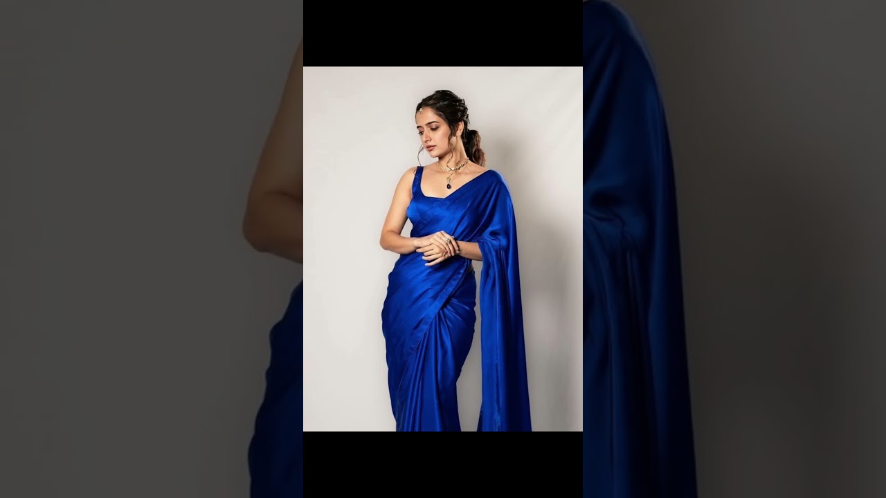 Graceful Blue Saree Look with Stunning Jewellery | Traditional & Elegant Styling Tips😍💙 