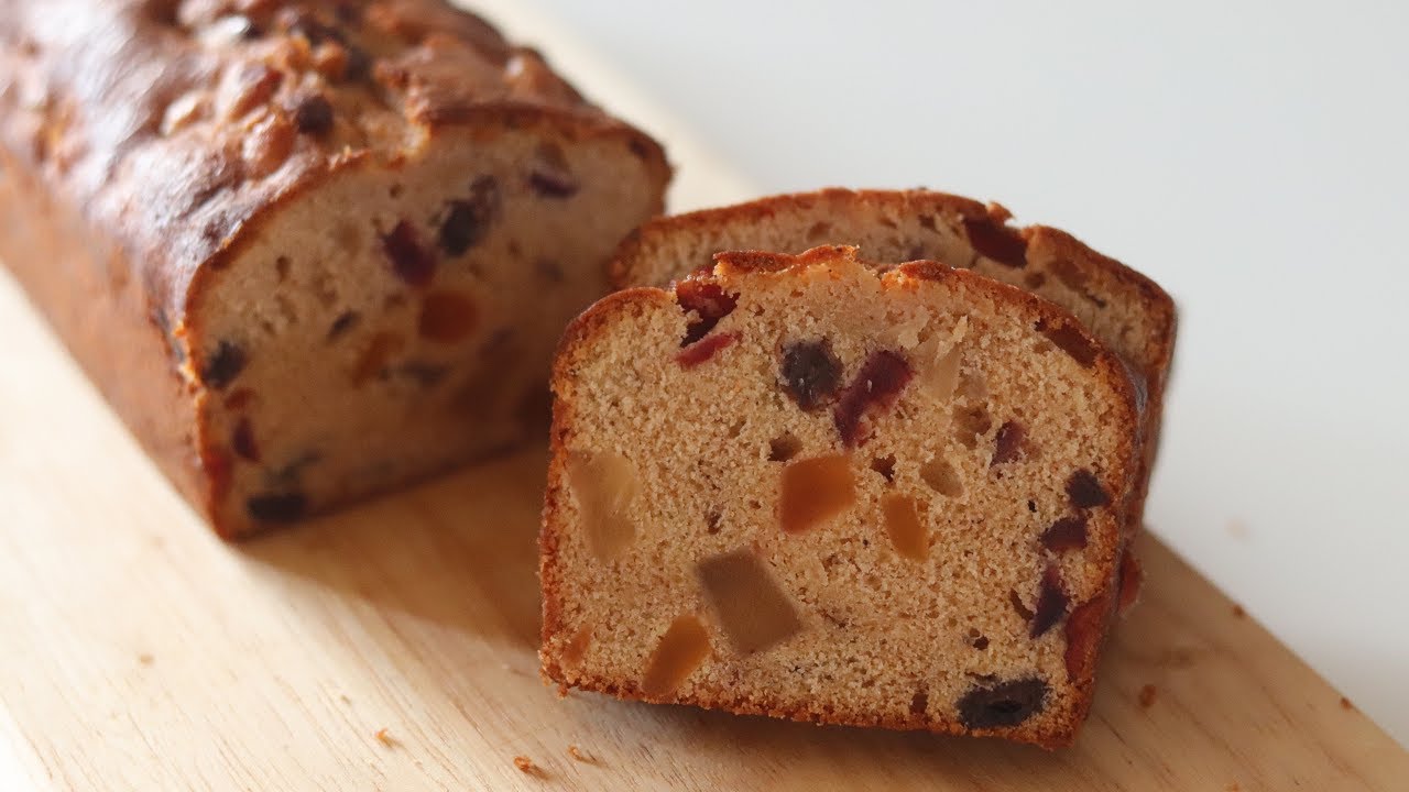 しっとり美味しい♡フルーツパウンドケーキの作り方／Fruit Pound Cake recipe