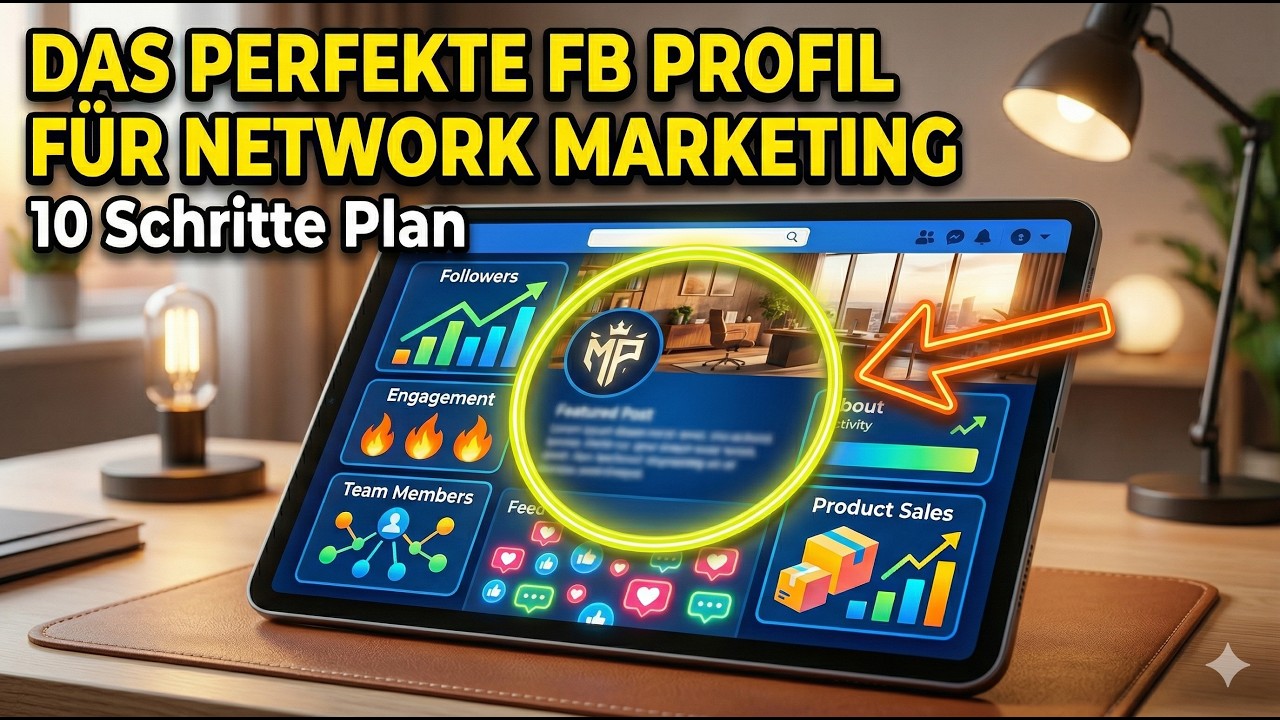 Das perfekte FB Profil für Network Marketing (10 Schritte Plan 2022 - Anleitung)
