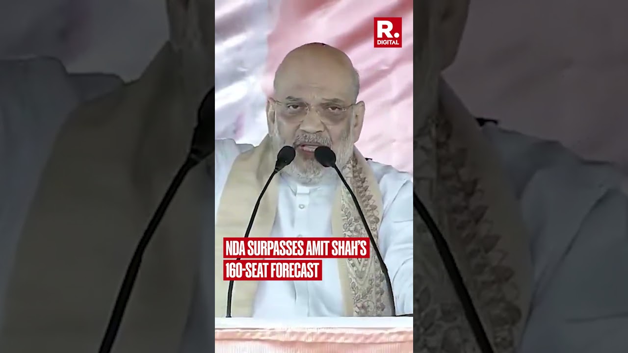 NDA Surpasses Amit Shah&rsquo;s 160-Seat Forecast