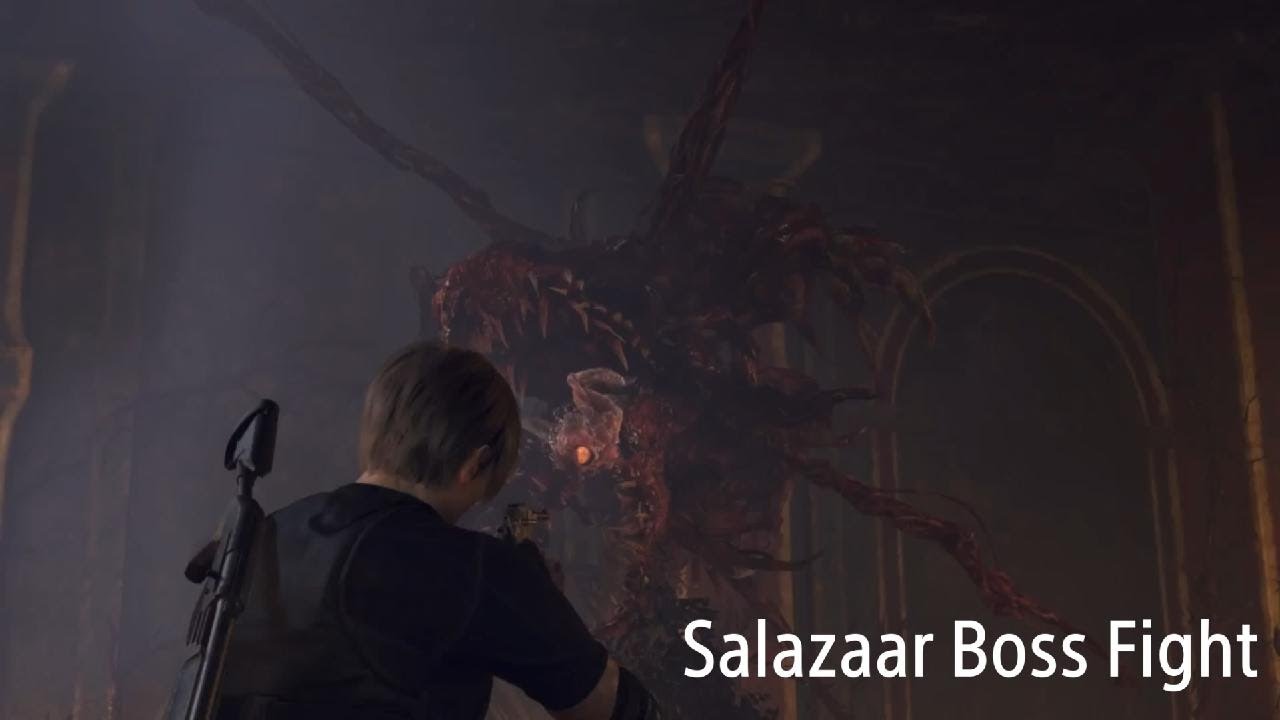 RE4 Remake - Salazaar Boss Fight (Standard Difficulty)