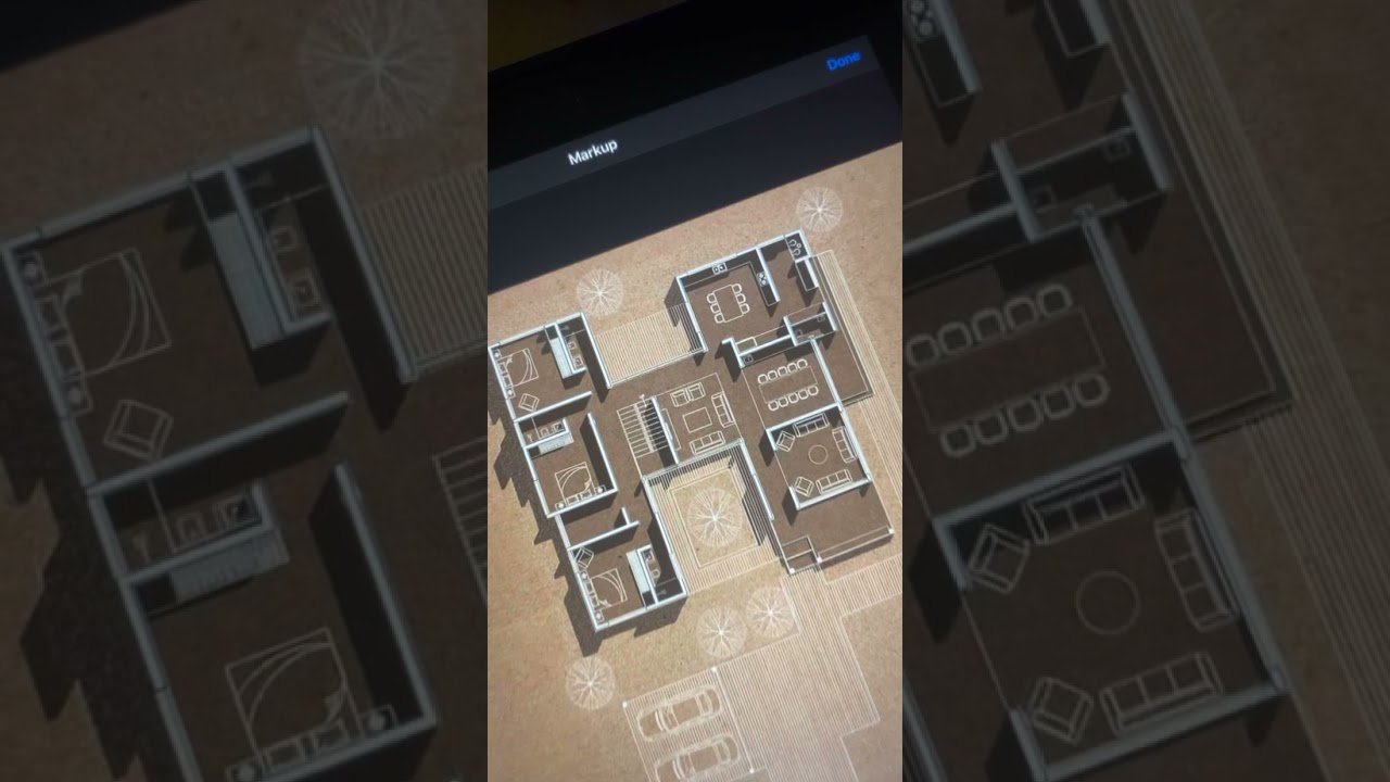 شرح مخطط فيلا على شكل حرف H | المعمار الأنيق