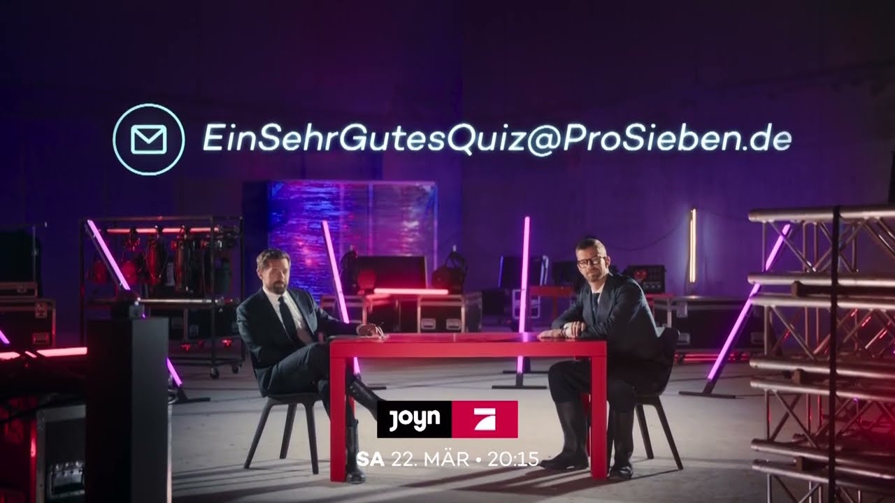 Ein sehr gutes Quiz (mit hoher Gewinnsumme) Promo 2 f&uuml;r den 22.03.2025 (ProSieben)