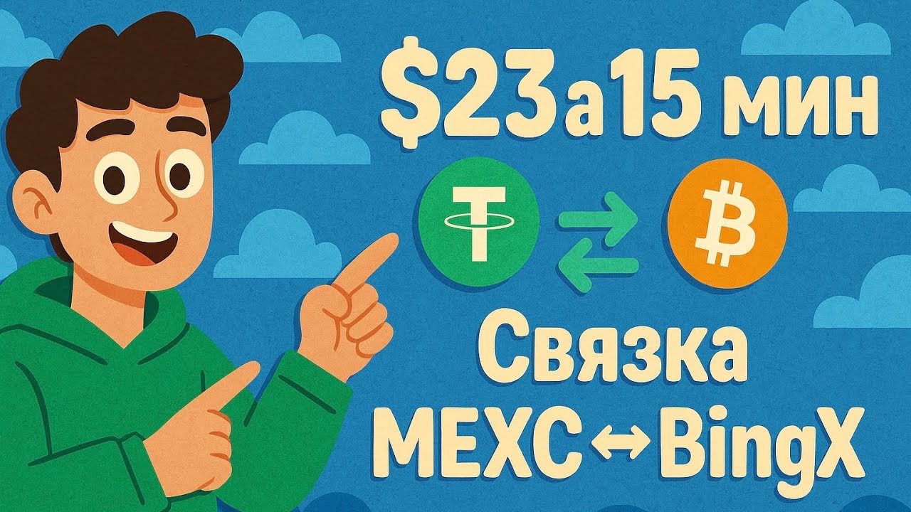 Арбитраж криптовалют для новичков &mdash; простая связка MEXC ⇄ BingX