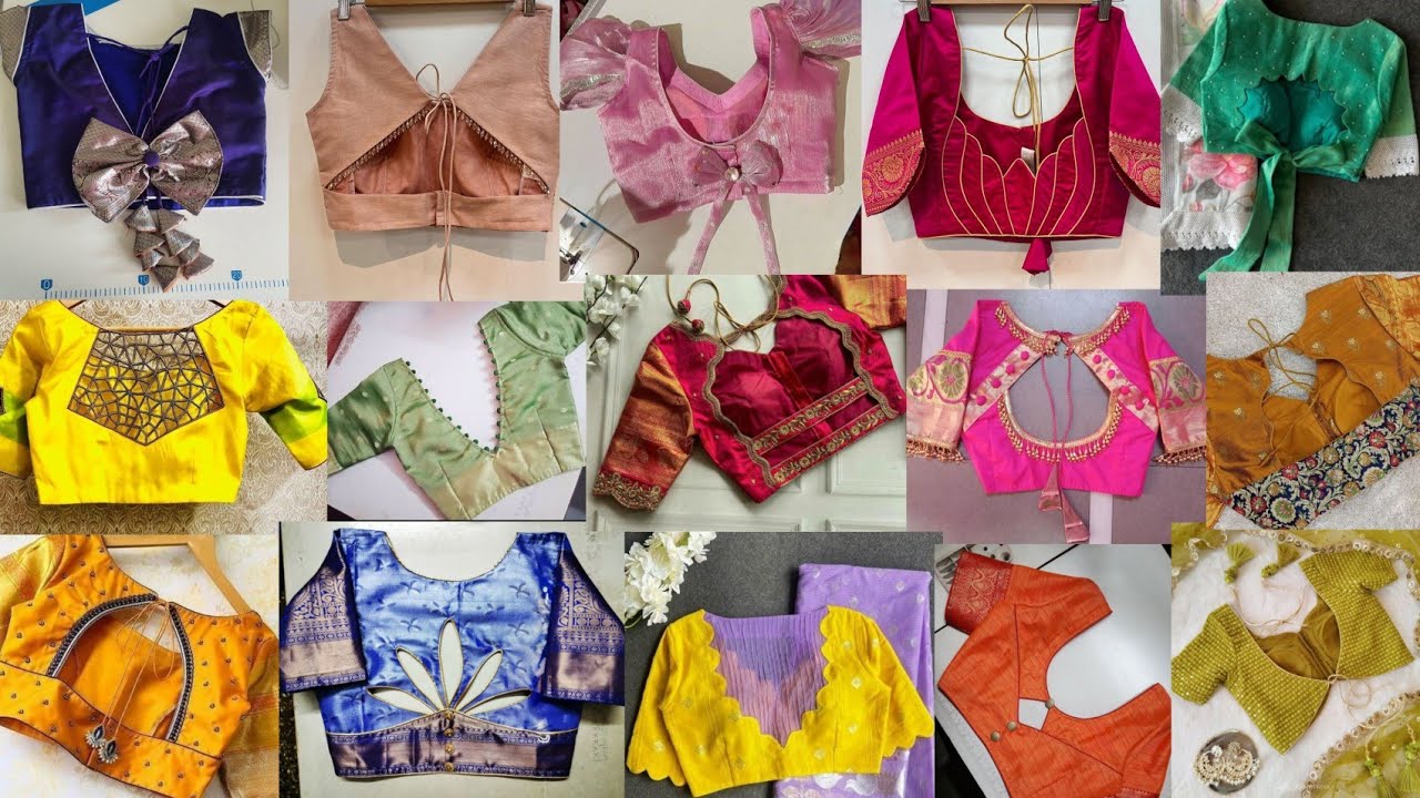 Beautiful blouse neck designs 2026 #blauj #neck #backneck 
