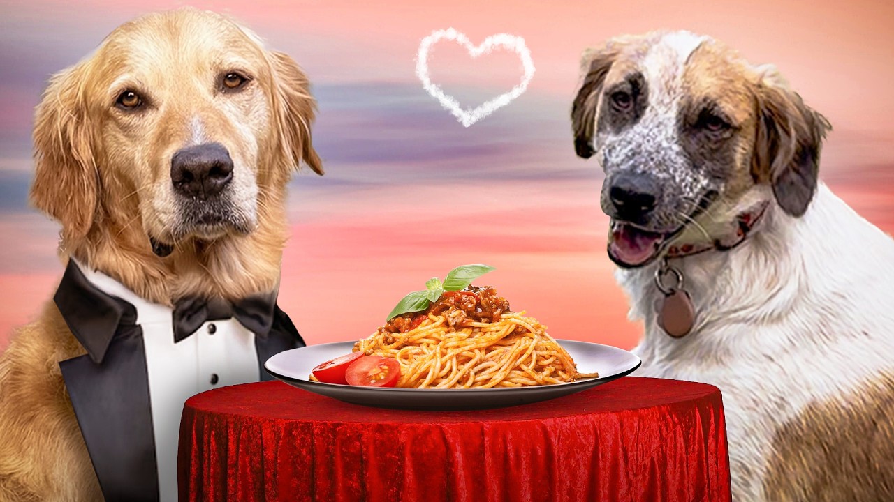 Golden Retriever Meets the Love of His Life