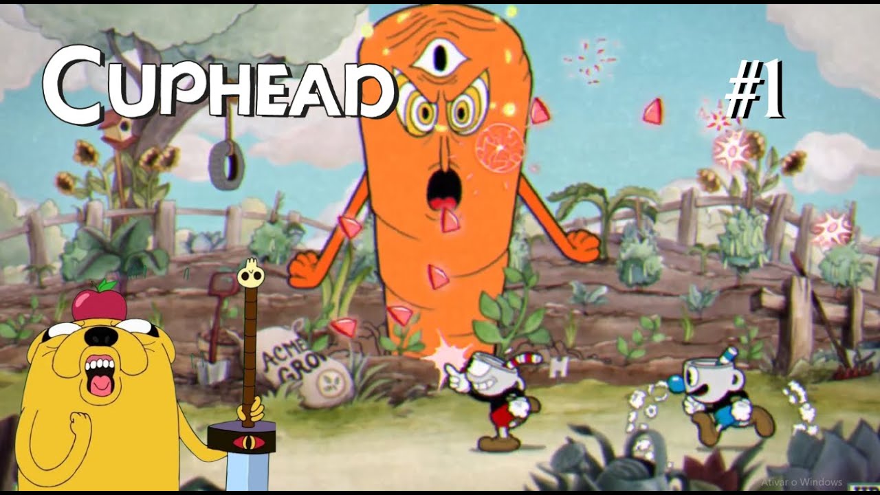 Iniciando uma jornada em busca da liberdade com meu amigo no CUPHEAD!