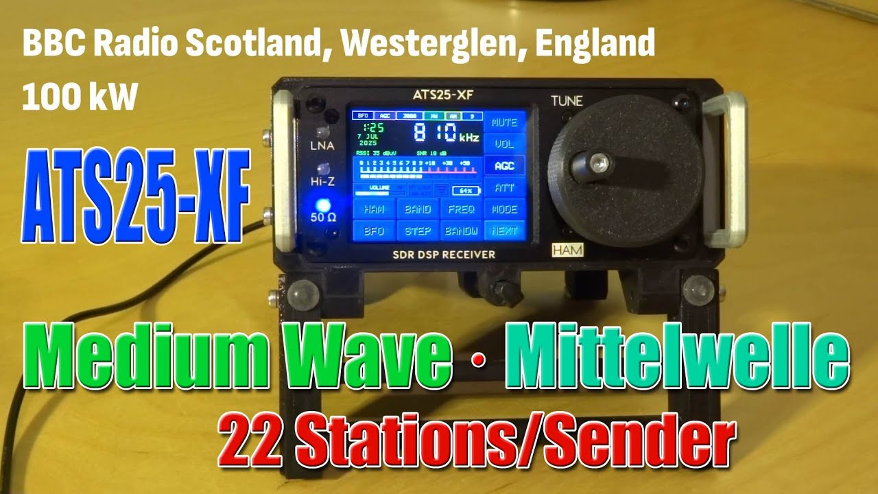 ATS25-XF ► 22 European Medium Wave stations - Mittelwelle DX ► Youloop & LNA