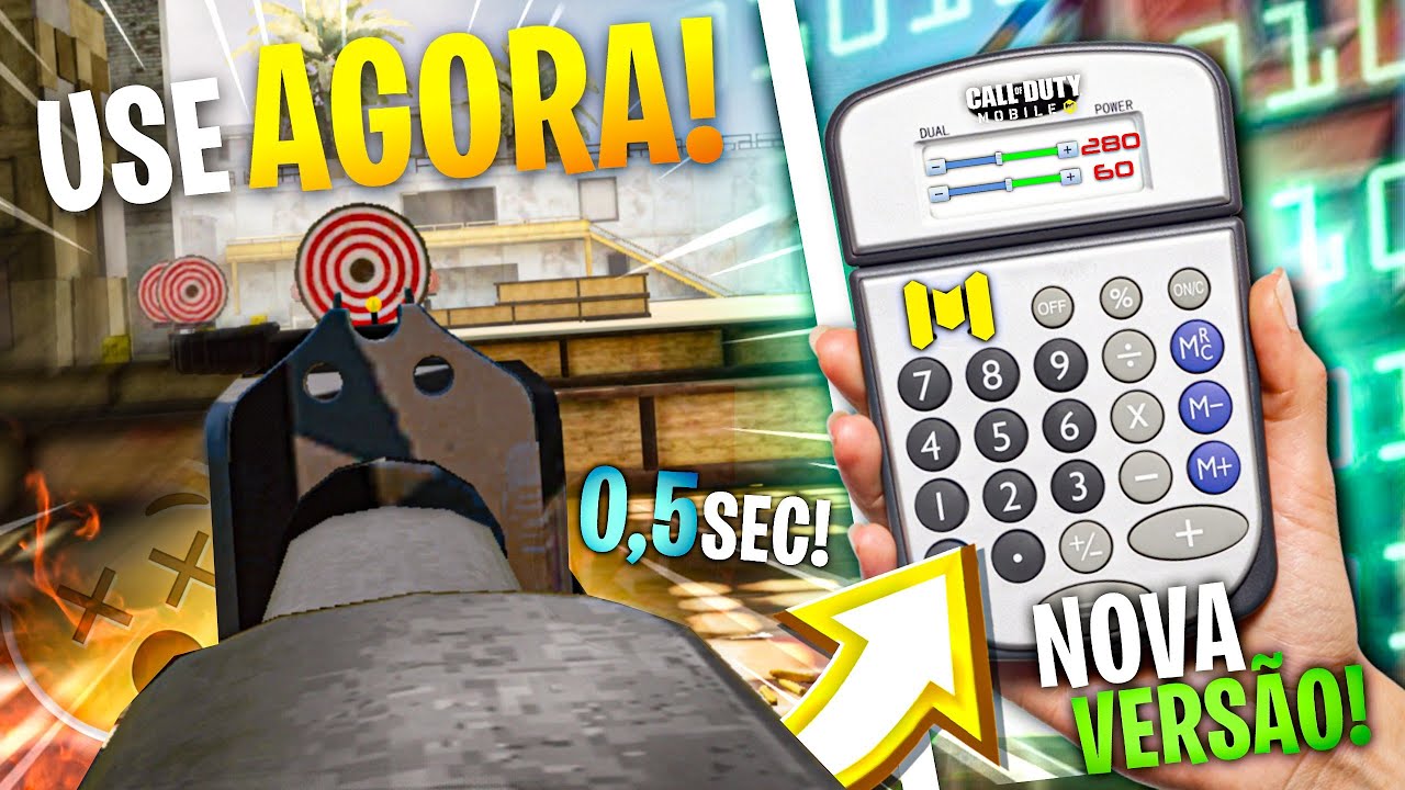 CALCULADORA de SENSIBILIDADE ATUALIZADA para COD MOBILE! | SENSI PERFEITA RAPIDO! DICAS e TRUQUES!