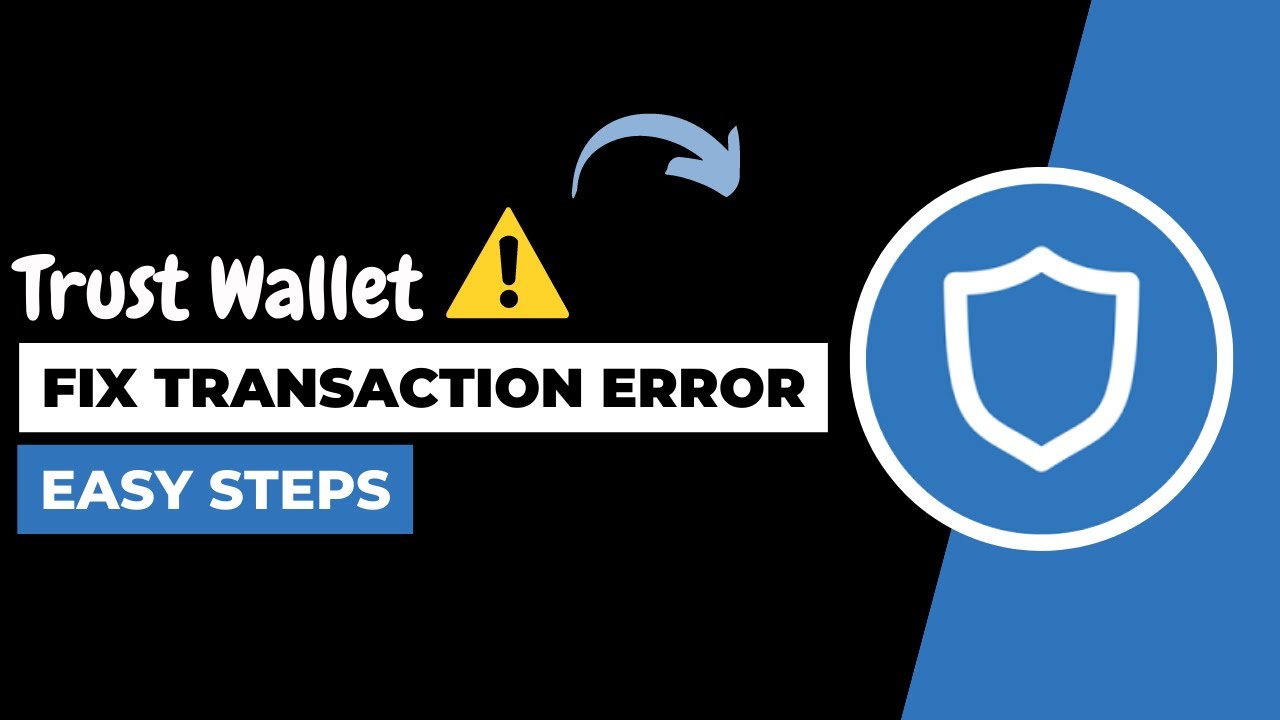 How To Fix Transaction Error In Trust Wallet - Trust Wallet Transaction Pending !