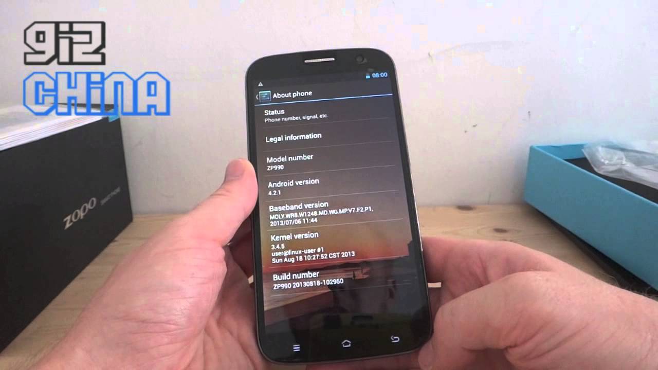 Zopo ZP990 Captain S unboxing and hands on - GizChina