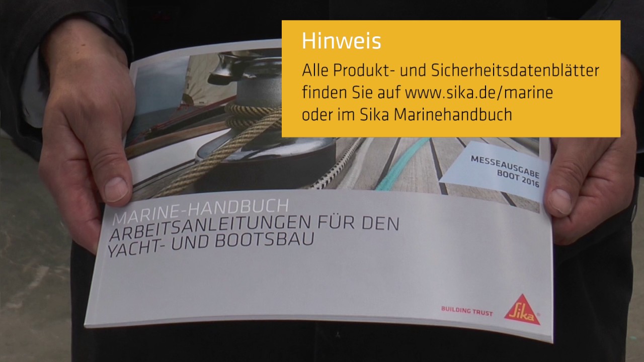 Reparatur von Stabdecksfugen mit  Sikaflex®-290 DC PRO