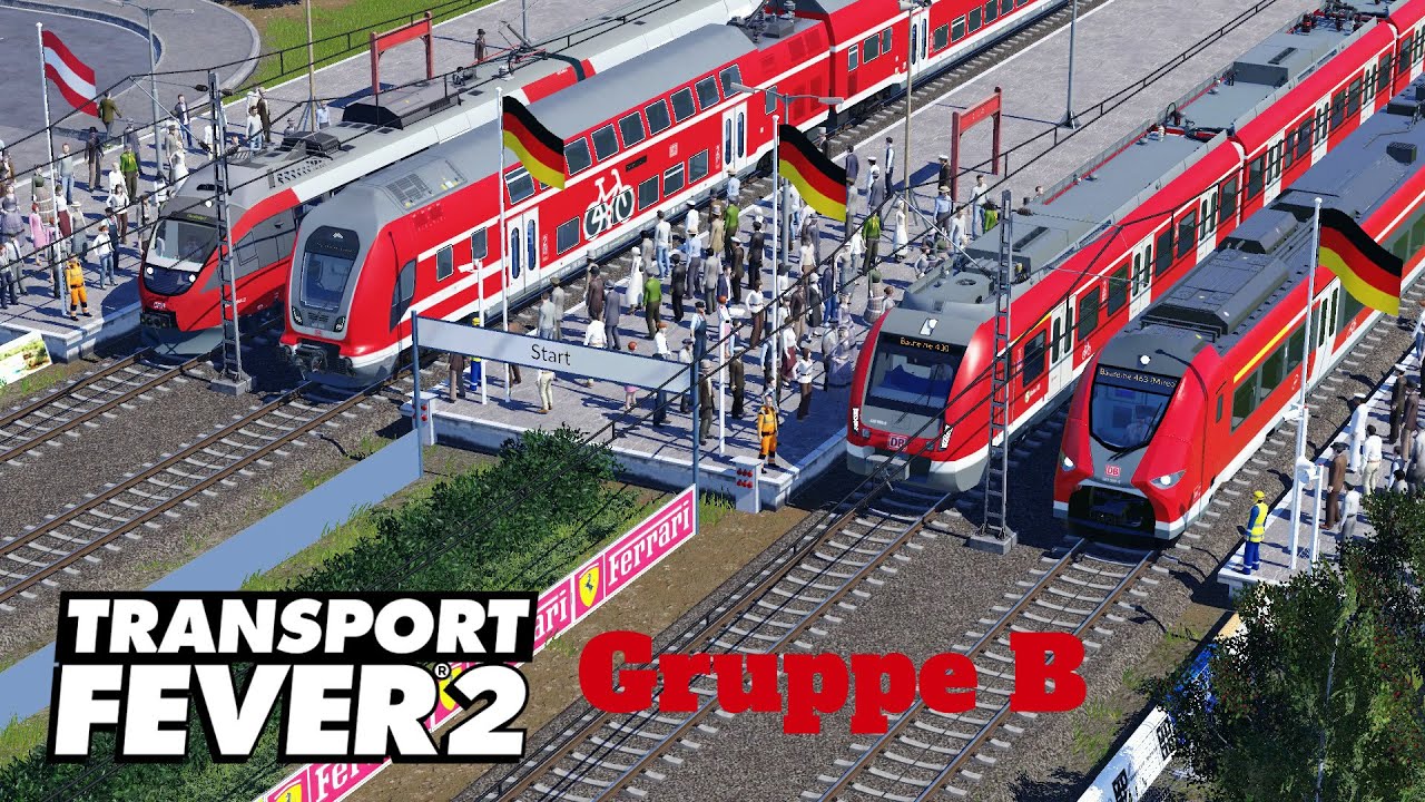Transport Fever 2 Rennen | Die große TPF2 Elektrotriebwagenmeisterschaft | Gruppe B