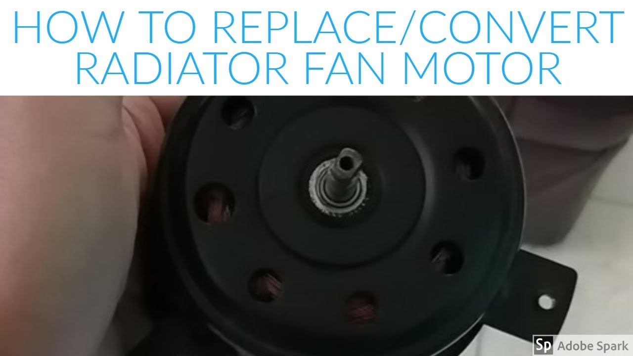 HOW TO REPLACE/CONVERT RADIATOR FAN MOTOR FOR HYUNDAI EON