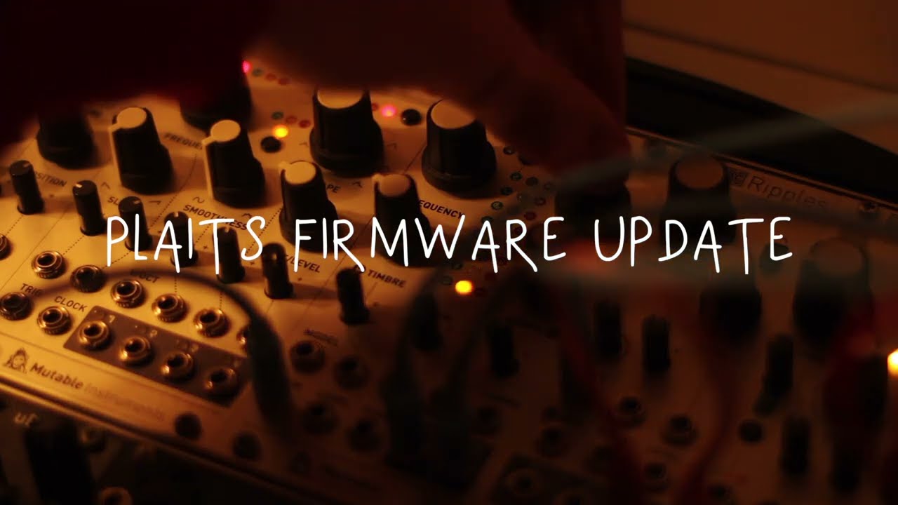 Mutable Instruments Plaits new firmware - sound exploration