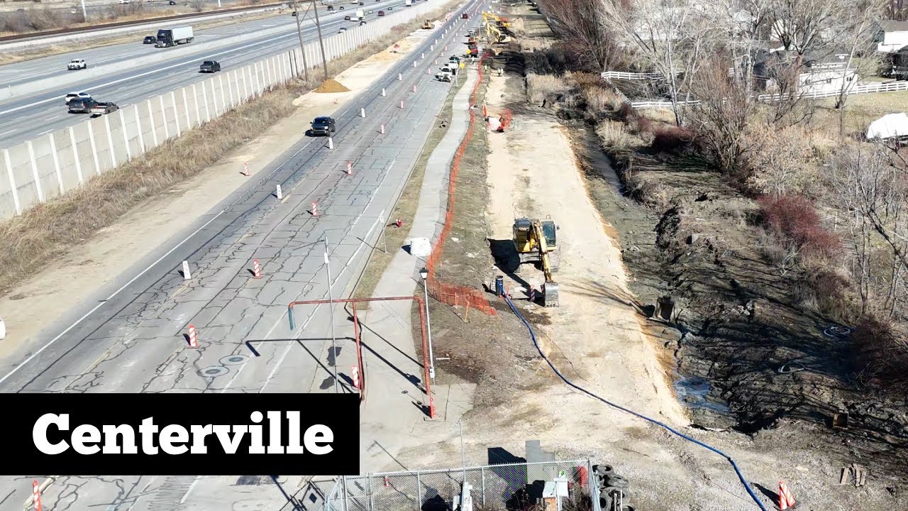 Centerville Lift Station and Sub Drain Vault Relocation - Drone Flyover - January 27, 2026