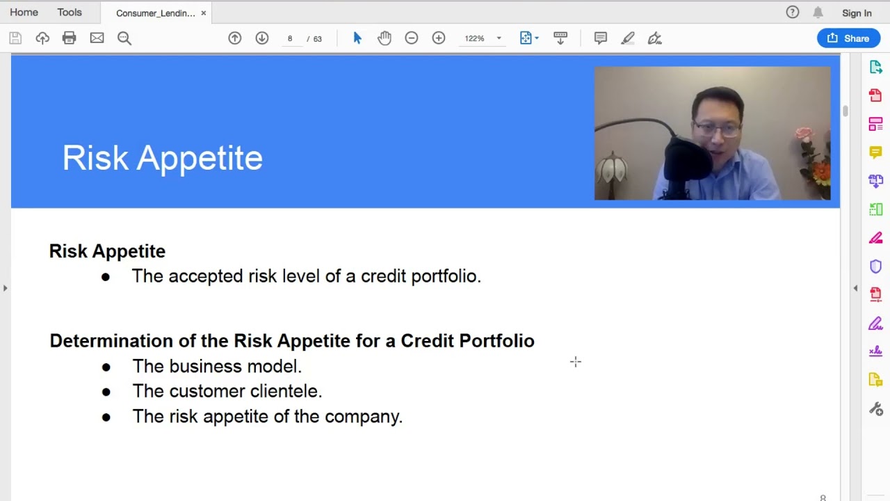 Risk Appetite, Chapter 1, Consumer Lending Risk Management Essentials