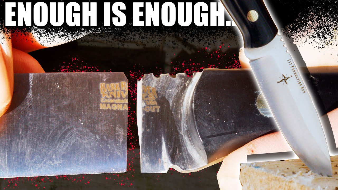 We Broke one of the Nicest Bark River Knives in Magna-Cut Ever..... Great...