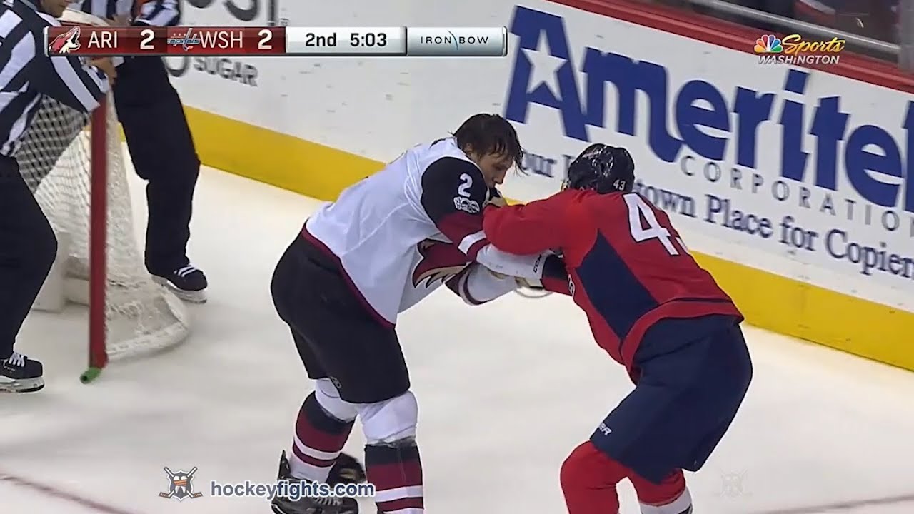 Luke Schenn vs Tom Wilson Nov 6, 2017