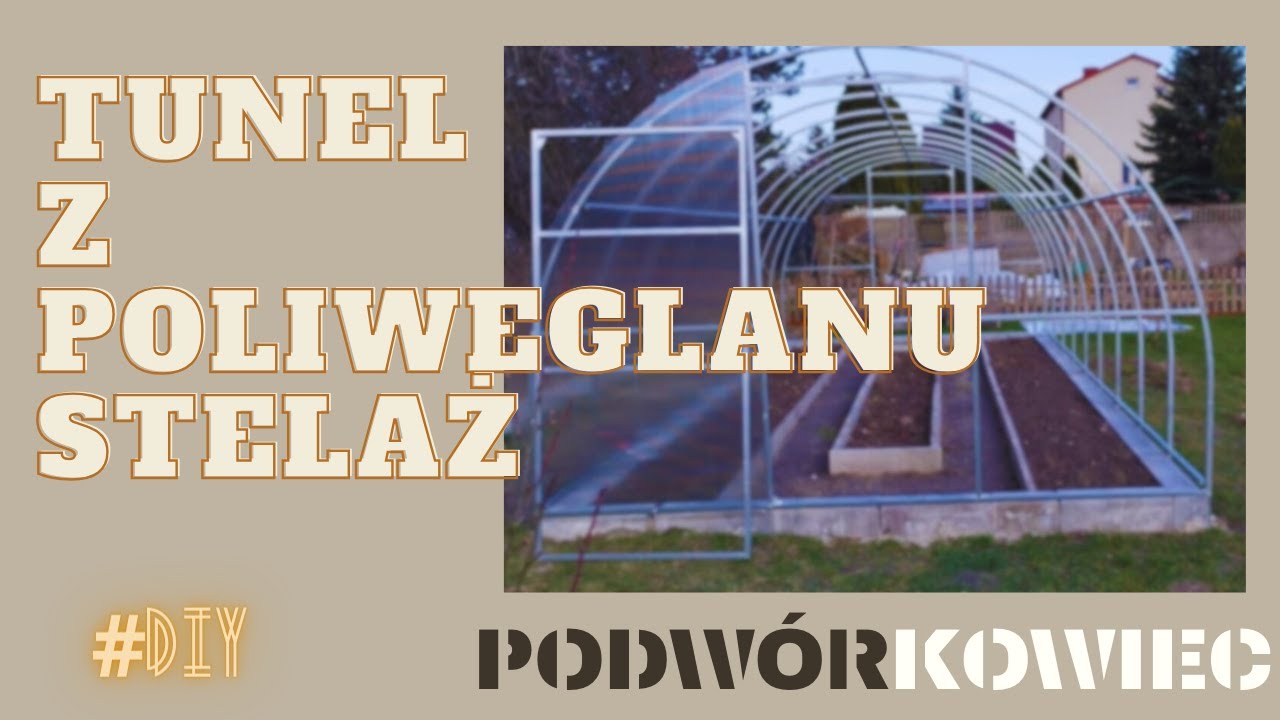 Tunel z poliwęglanu- Stelaż
