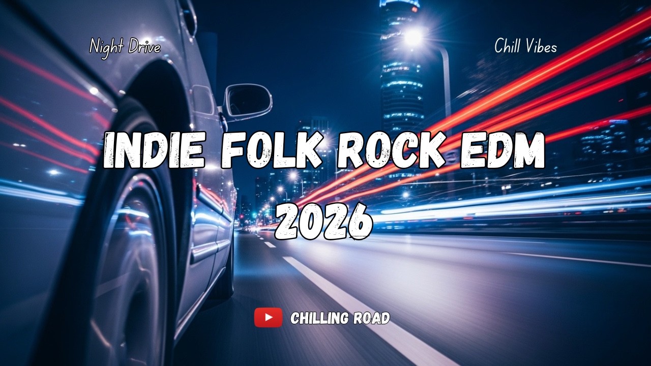 Night Drive 2026 🚗 | Indie Folk Rock & Chill EDM Mix | Cozy Road Trip Playlist