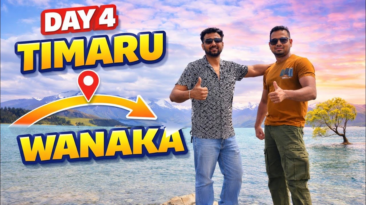 Day 4 Timaru to wanaka Via  lake tekapo