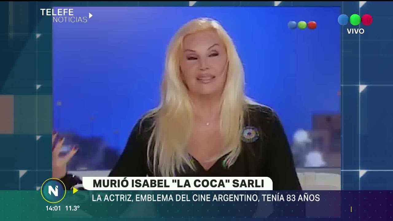 MURIÓ ISABEL “COCA” SARLI, EL ÍCONO DEL CINE NACIONAL