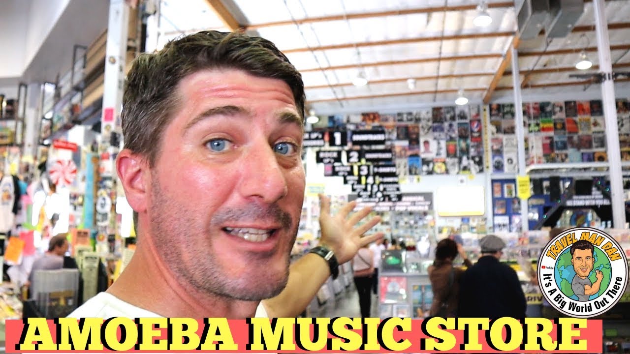 TOUR AMOEBA MUSIC BEFORE IT RELOCATES! EP#61-THE TRAVEL MAN DAN SHOW
