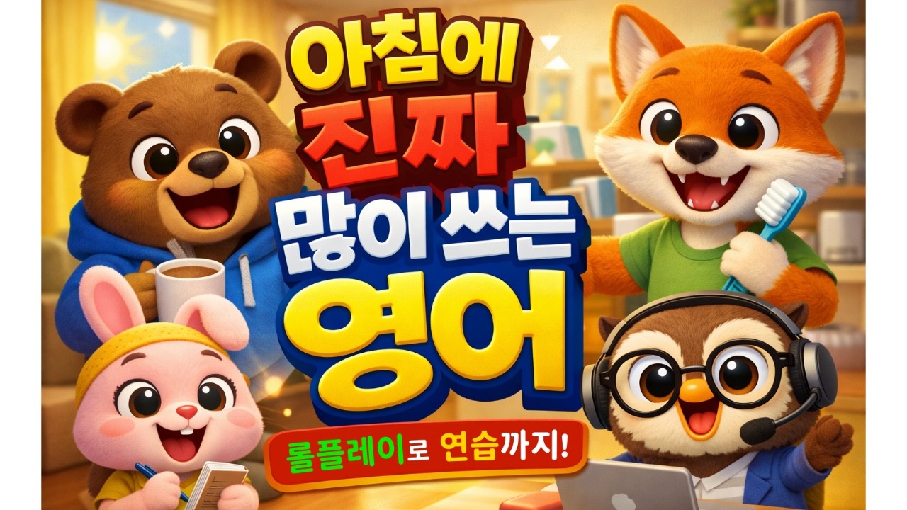 미국 살면서 아침에 진짜 많이 쓰는 영어 표현들! (+ 롤플레이 연습까지!)