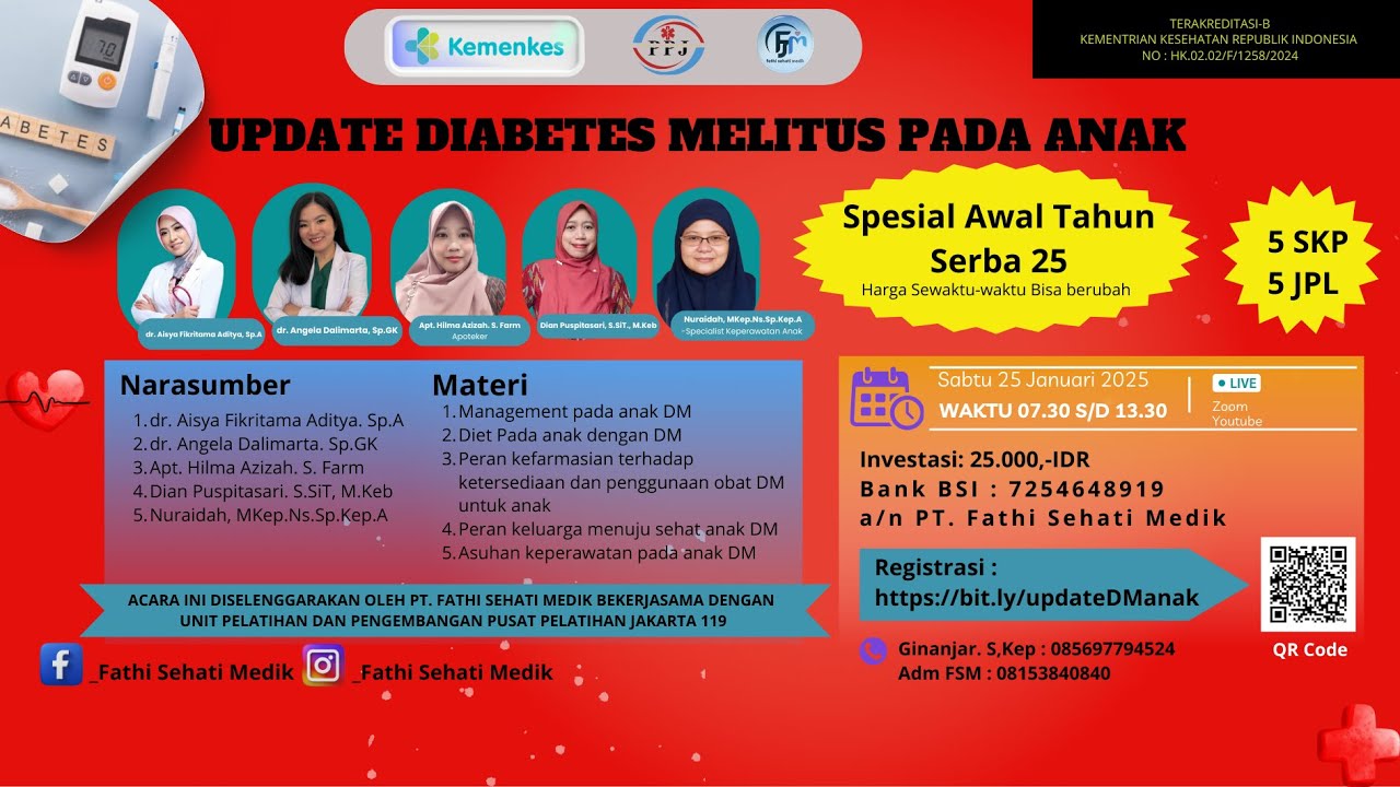 WEBINAR UPDATE DIABETES MELITUS PADA ANAK