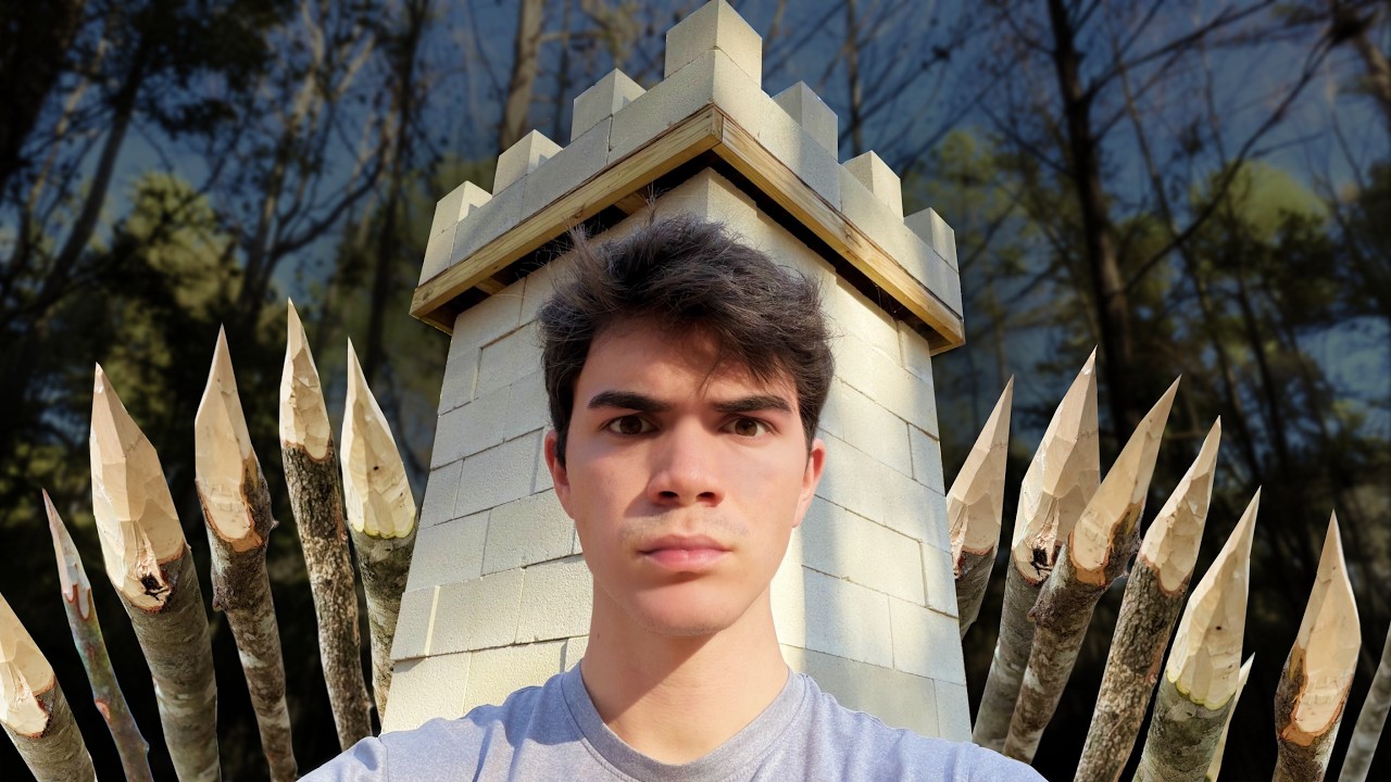 I Built a Zombie Castle Shelter