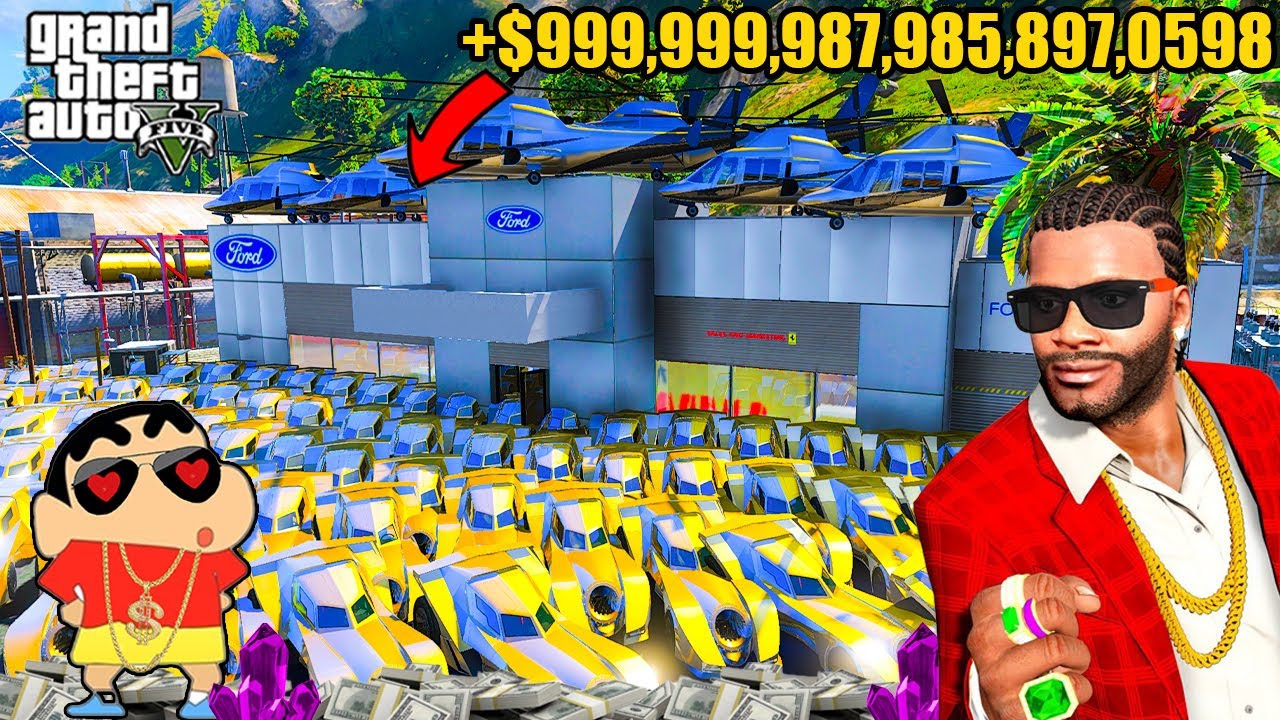 Franklin PIZZABOY OPEN NEW BILLIONAIRECAR Showroom In GTA5 (PART 2) || LEOgamerZ