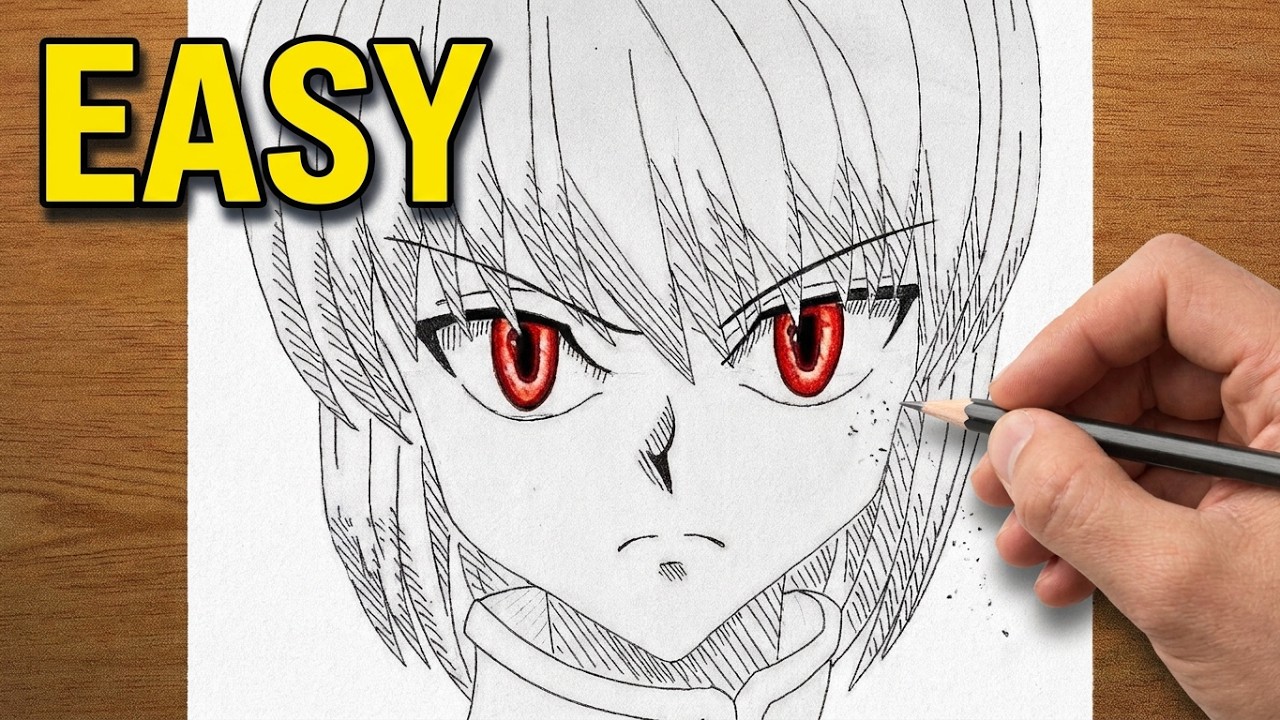 How To Draw Kurapika | Hunter X Hunter - Easy Step By Step
