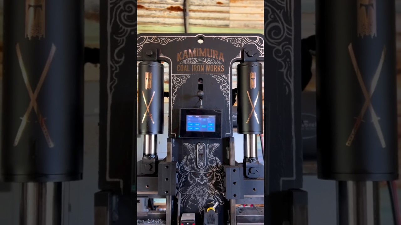 Custom Double-Sided Forging Press for Bladesmith Neil Kamimura! ⚒️🔥