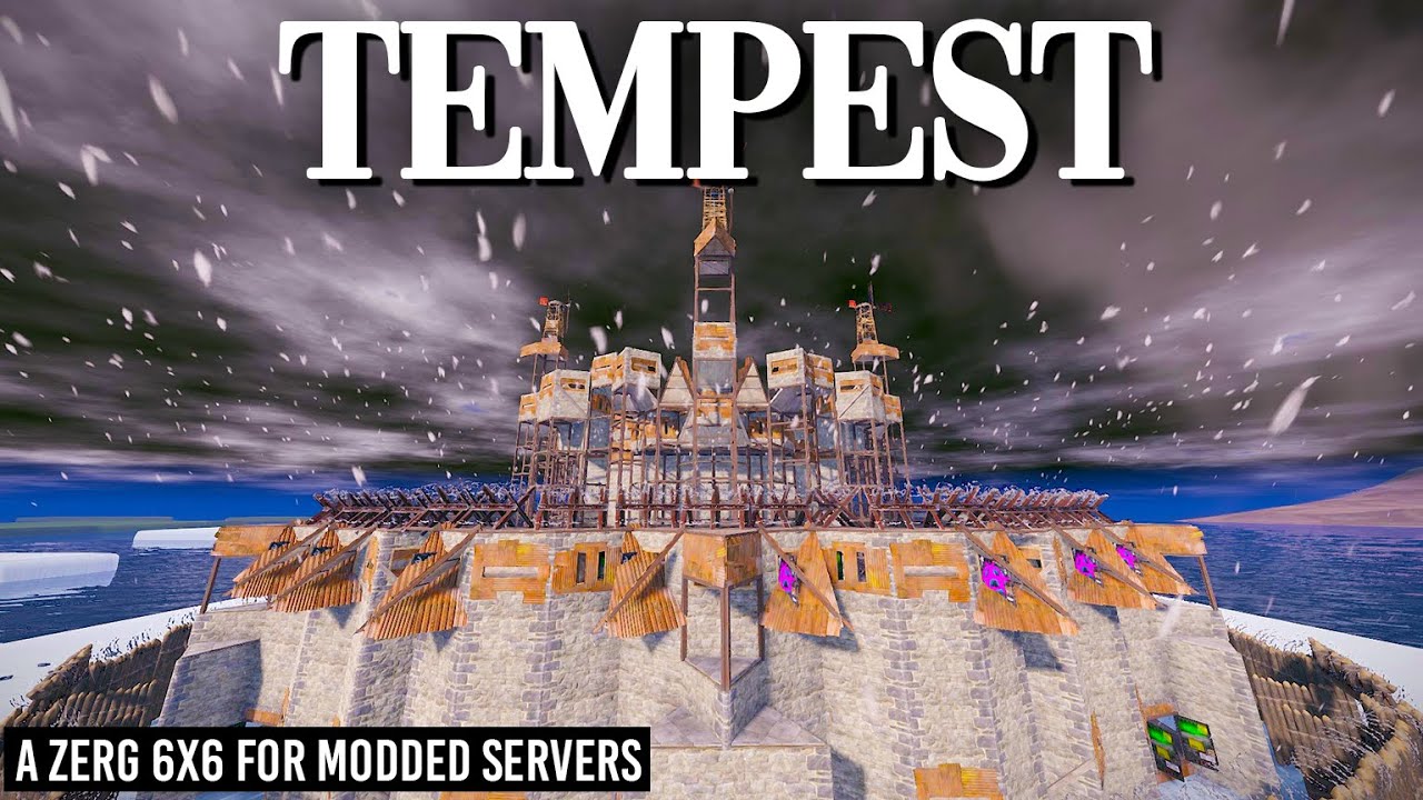 The TEMPEST - ZERG 6X6 | China Wall, Open Core, Widegap Shell