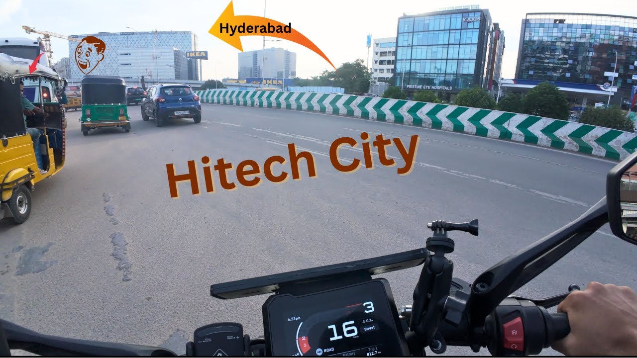 Hitech City & Hyderabad Evening Traffic LIVE | Bike Ride Through Hyderabad's Tech Hub 2025